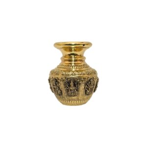 KALARAMBH Brass lakshmi Pot 5.6 Inch, 1 Pcs BH10488
