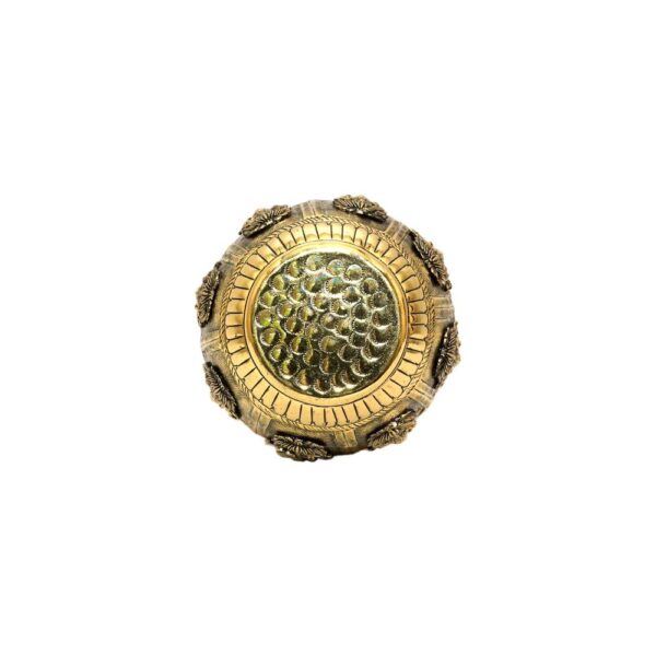 KALARAMBH Brass lakshmi Pot 5.6 Inch, 1 Pcs BH10488