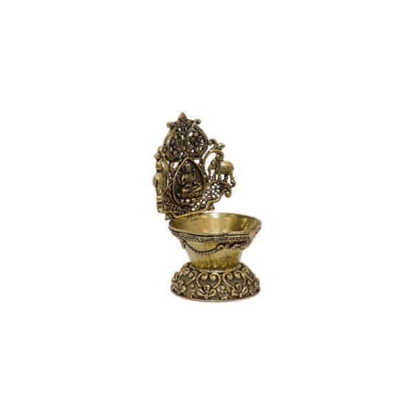 KALARAMBH Brass lakshmi Diya 3.8 Inch, 1 Pcs BH10490