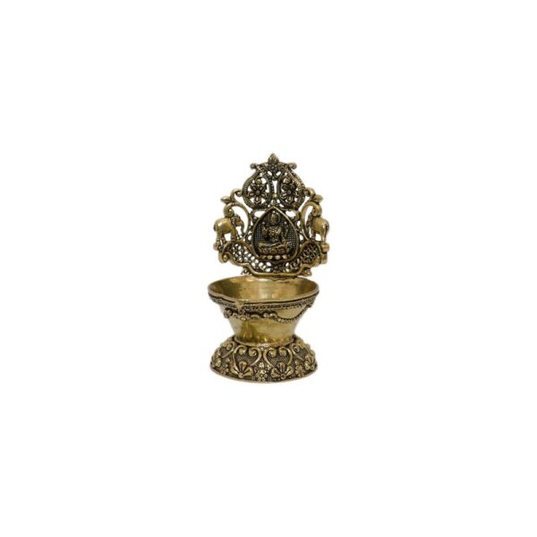 KALARAMBH Brass lakshmi Diya 3.8 Inch, 1 Pcs BH10490