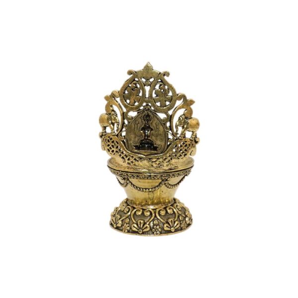 KALARAMBH Brass lakshmi Diya 3.8 Inch, 1 Pcs BH10490