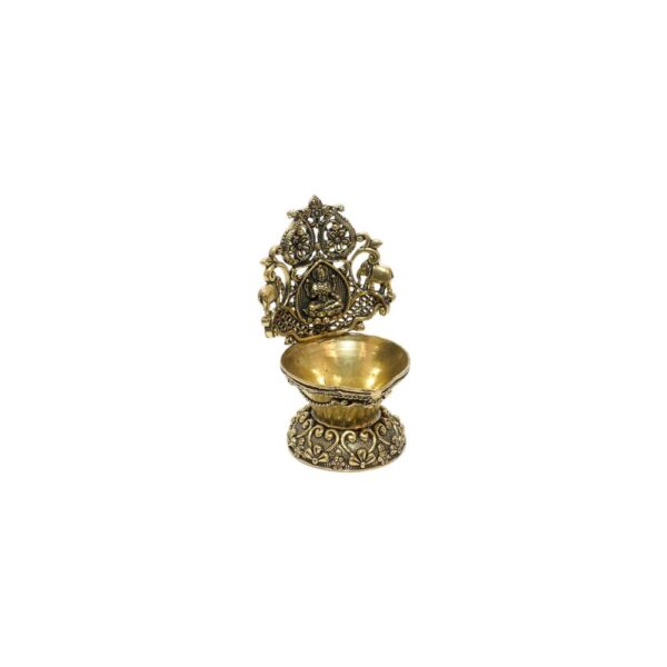 KALARAMBH Brass lakshmi Diya 3.8 Inch, 1 Pcs BH10490