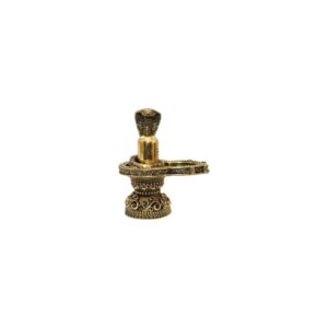 KALARAMBH Brass Shivling 3.8 Inch, 1 Pcs BH010492