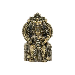 KALARAMBH Brass Ganesha 4 Inch, 1 Pcs BH10493