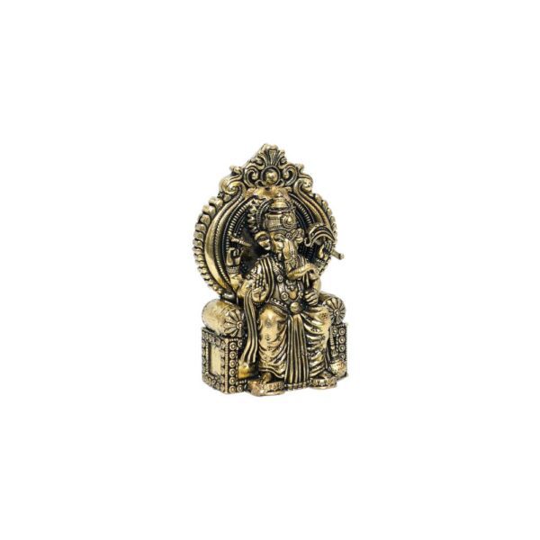 KALARAMBH Brass Ganesha 4 Inch, 1 Pcs BH10493