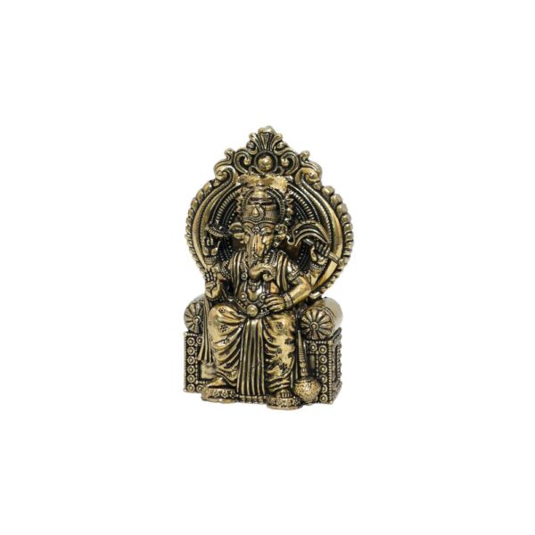 KALARAMBH Brass Ganesha 4 Inch, 1 Pcs BH10493