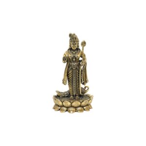 KALARAMBH Brass Kartikeya 4 Inch, 1 Pcs BH10494