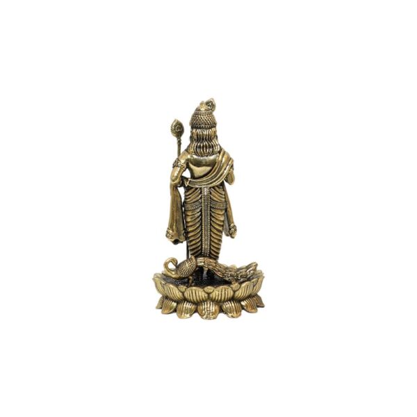 KALARAMBH Brass Kartikeya 4 Inch, 1 Pcs BH10494