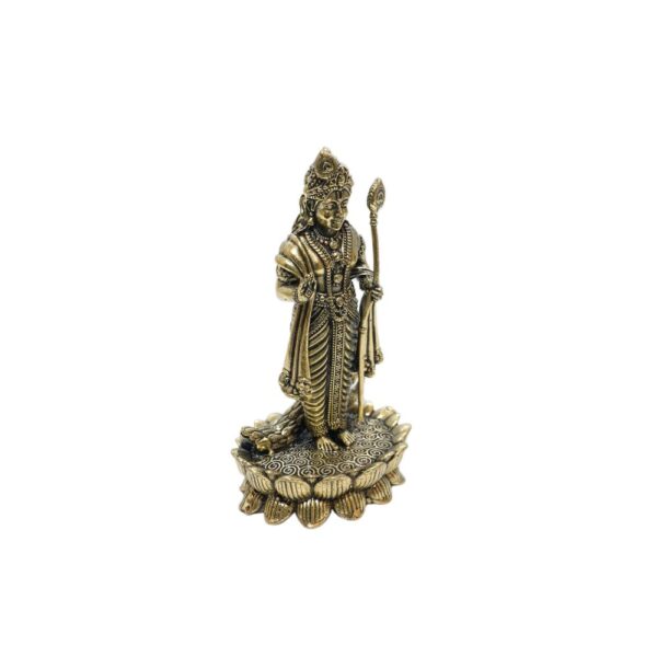 KALARAMBH Brass Kartikeya 4 Inch, 1 Pcs BH10494