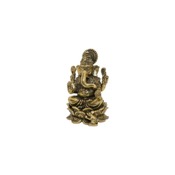 KALARAMBH Brass Ganesha 3.9 Inch, 1 Pcs BH10498