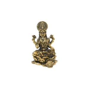 KALARAMBH Brass lakshmi 3.9 Inch, 1 Pcs BH10499