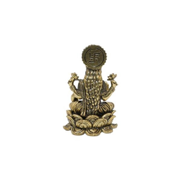 KALARAMBH Brass lakshmi 3.9 Inch, 1 Pcs BH10499