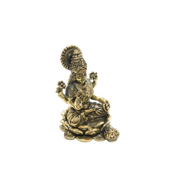 KALARAMBH Brass lakshmi 3.9 Inch, 1 Pcs BH10499