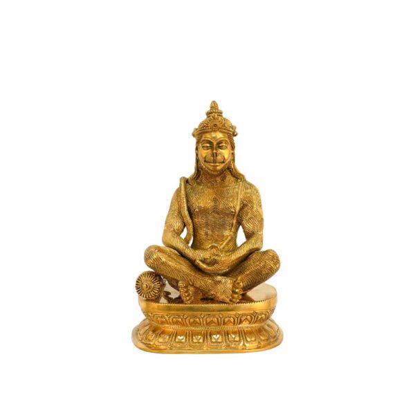 KALARAMBH Brass Hanuman 13.5 Inch, 1 Pcs BH10501