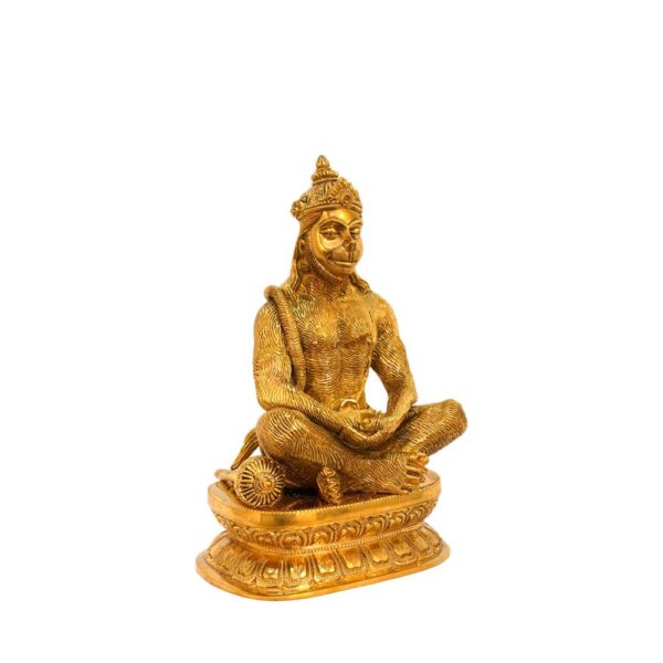 KALARAMBH Brass Hanuman 13.5 Inch, 1 Pcs BH10501