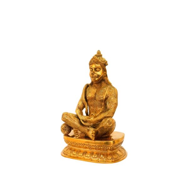 KALARAMBH Brass Hanuman 13.5 Inch, 1 Pcs BH10501