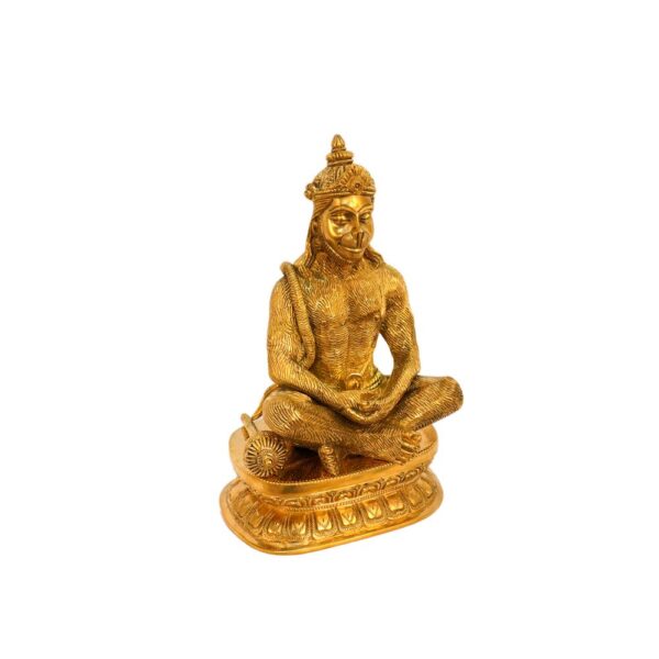 KALARAMBH Brass Hanuman 13.5 Inch, 1 Pcs BH10501