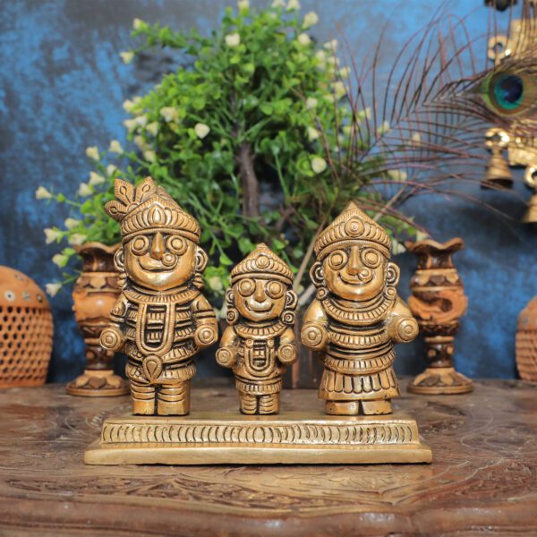 KALARAMBH Brass Jagannath 5 Inch, 1 Pcs BH10527