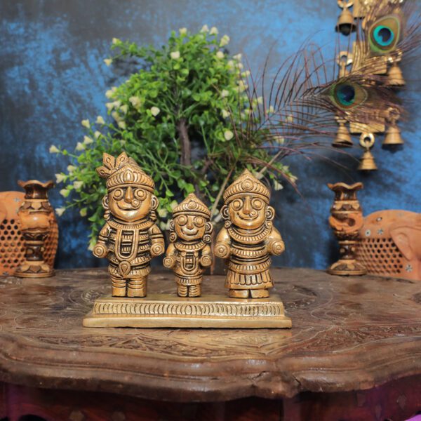 KALARAMBH Brass Jagannath 5 Inch, 1 Pcs BH10527