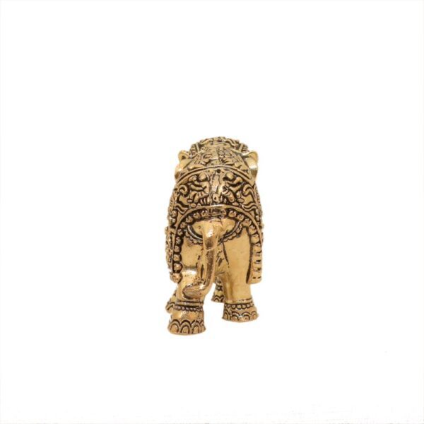 KALARAMBH Brass Elephant 2 Inch, 1 Pcs BH10557