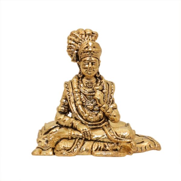 KALARAMBH Brass sahajanand swami 1.5 Inch, 1 Pcs BH10610