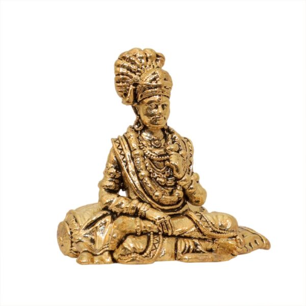 KALARAMBH Brass sahajanand swami 1.5 Inch, 1 Pcs BH10610