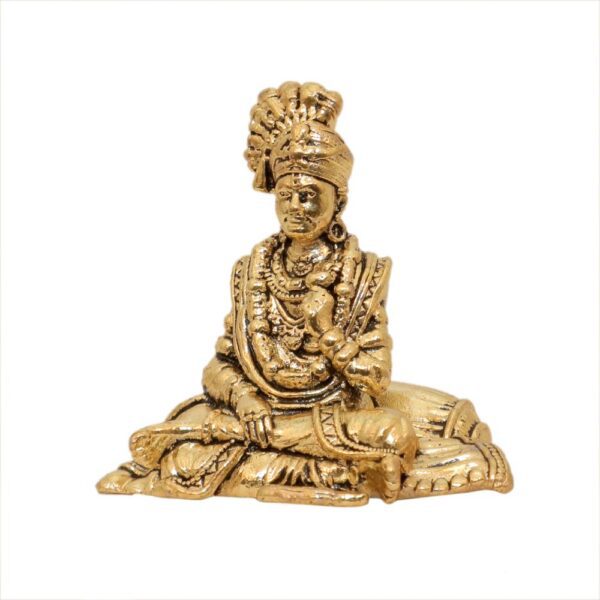 KALARAMBH Brass sahajanand swami 1.5 Inch, 1 Pcs BH10610