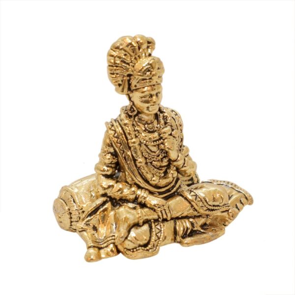 KALARAMBH Brass sahajanand swami 1.5 Inch, 1 Pcs BH10610