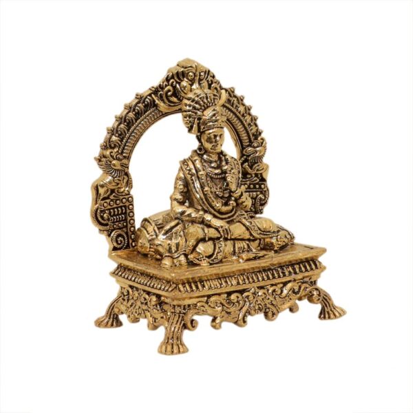 KALARAMBH Brass sahajanand swami 3.2 Inch, 1 Pcs BH10611