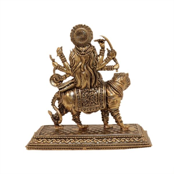 KALARAMBH Brass Ambe maa 4.2 Inch, 1 Pcs BH10626
