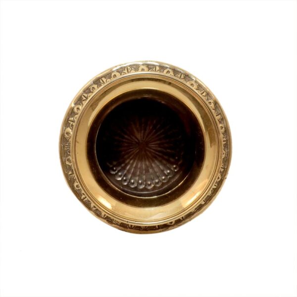 KALARAMBH Brass Laxmi Pot 5 Inch, 1 Pcs BH10629