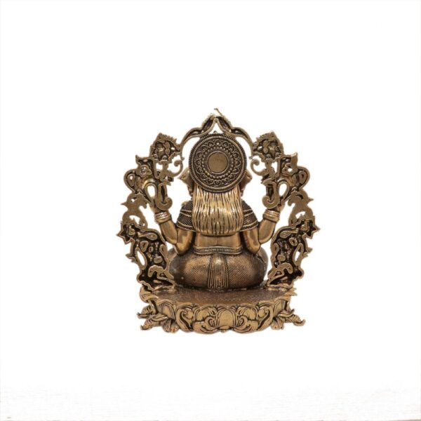 KALARAMBH Brass Ganesha 3.9 Inch, 1 Pcs BH10657