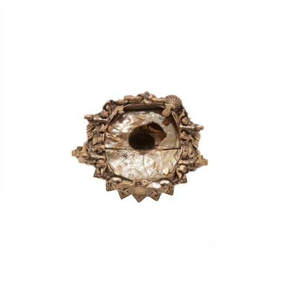 Clean by Dry Cloth and Use Pitambari Powder Specially for Brass Material. BH10658