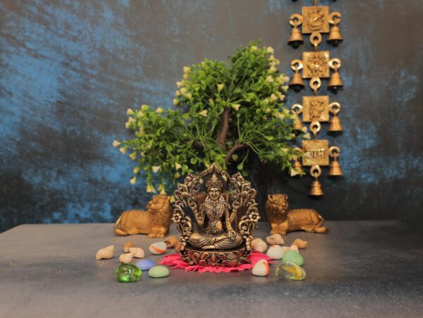 Clean by Dry Cloth and Use Pitambari Powder Specially for Brass Material. BH10658