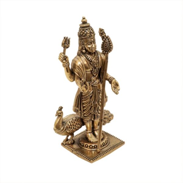 KALARAMBH Brass Kartikeya 5.9 Inch, 1 Pcs BH10659