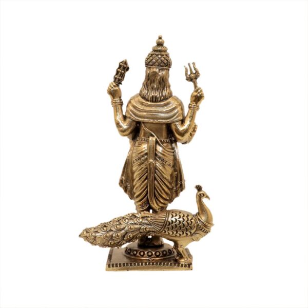 KALARAMBH Brass Kartikeya 5.9 Inch, 1 Pcs BH10659