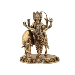 KALARAMBH Brass Dattatreya 5 Inch, 1 Pcs