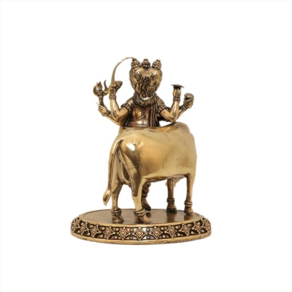 KALARAMBH Brass Dattatreya 5 Inch, 1 Pcs