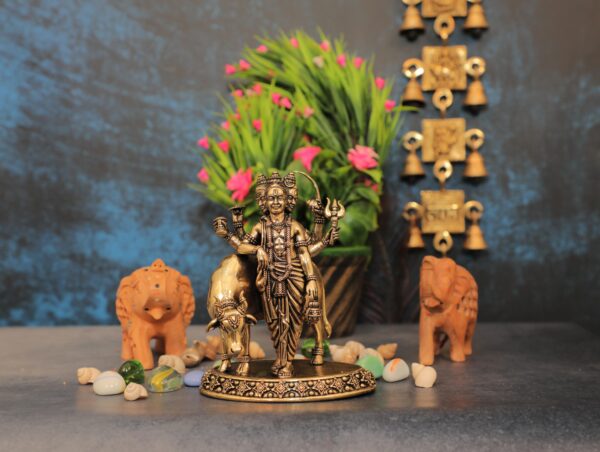 KALARAMBH Brass Dattatreya 5 Inch, 1 Pcs