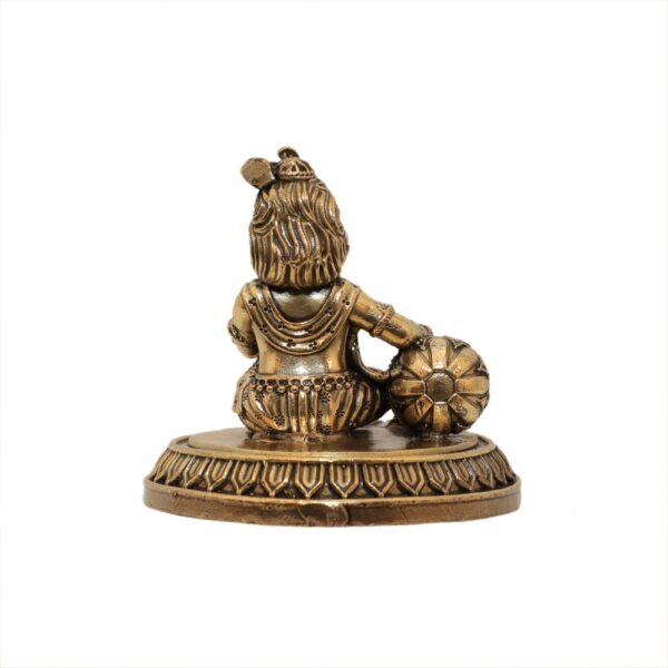 KALARAMBH Brass Bal Krishna 3 Inch, 1 Pcs BH10661
