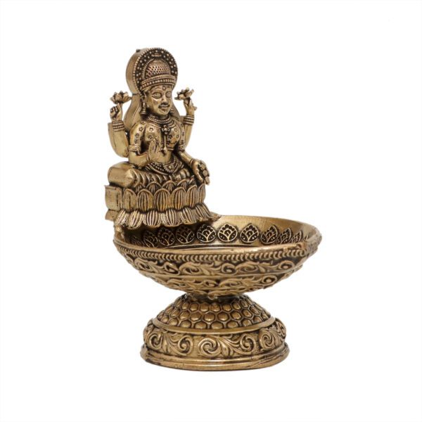 KALARAMBH Brass Lakshmi Divi 3.6 Inch, 1 Pcs BH10663