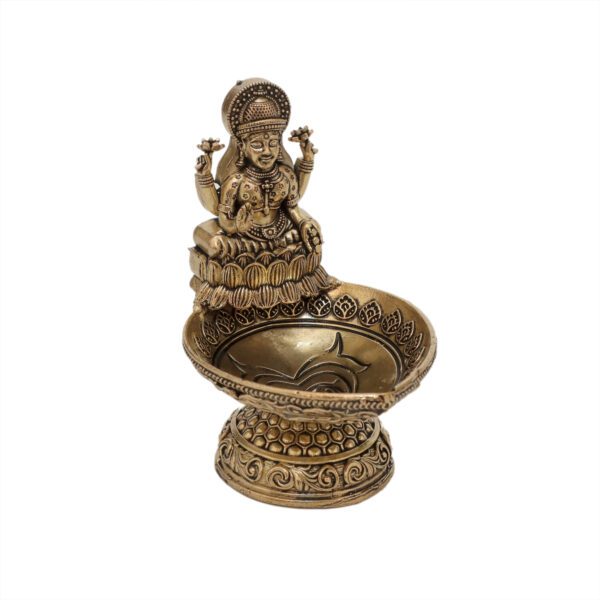 KALARAMBH Brass Lakshmi Divi 3.6 Inch, 1 Pcs BH10663