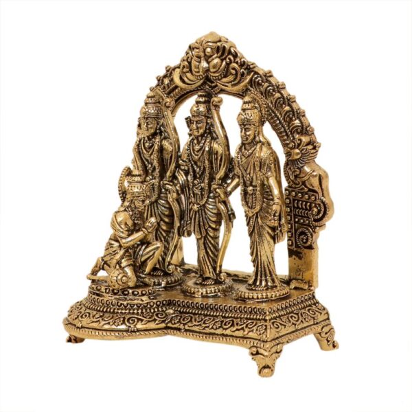 KALARAMBH Brass Ram Darbar 3.9 Inch, 1 Pcs BH10665