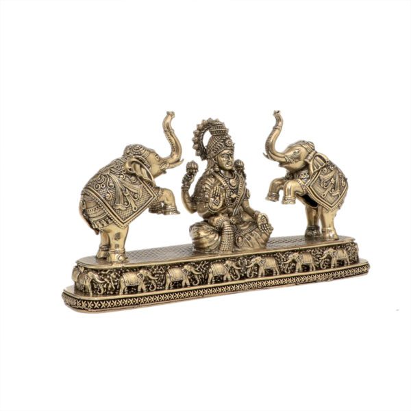 KALARAMBH Brass Gajalakshmi 4 Inch, 1 Pcs BH10800