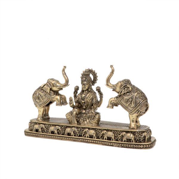 KALARAMBH Brass Gajalakshmi 4 Inch, 1 Pcs BH10800