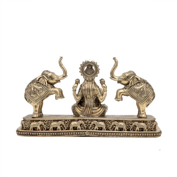 KALARAMBH Brass Gajalakshmi 4 Inch, 1 Pcs BH10800