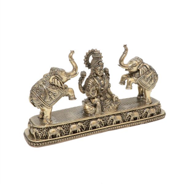 KALARAMBH Brass Gajalakshmi 4 Inch, 1 Pcs BH10800