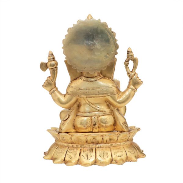 KALARAMBH Brass Ganesha 11 Inch, 1 Pcs BH10805