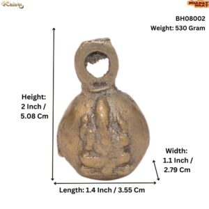 KALARAM BH08002 Brass gughari 2 Inch, Pcs BH08002