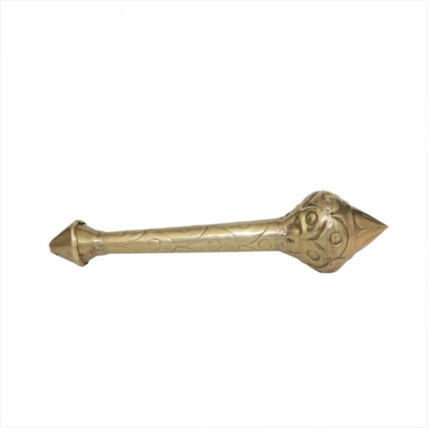 KALARAM BH Brass Gada 6.3 Inch, 1 Pcs BH08859